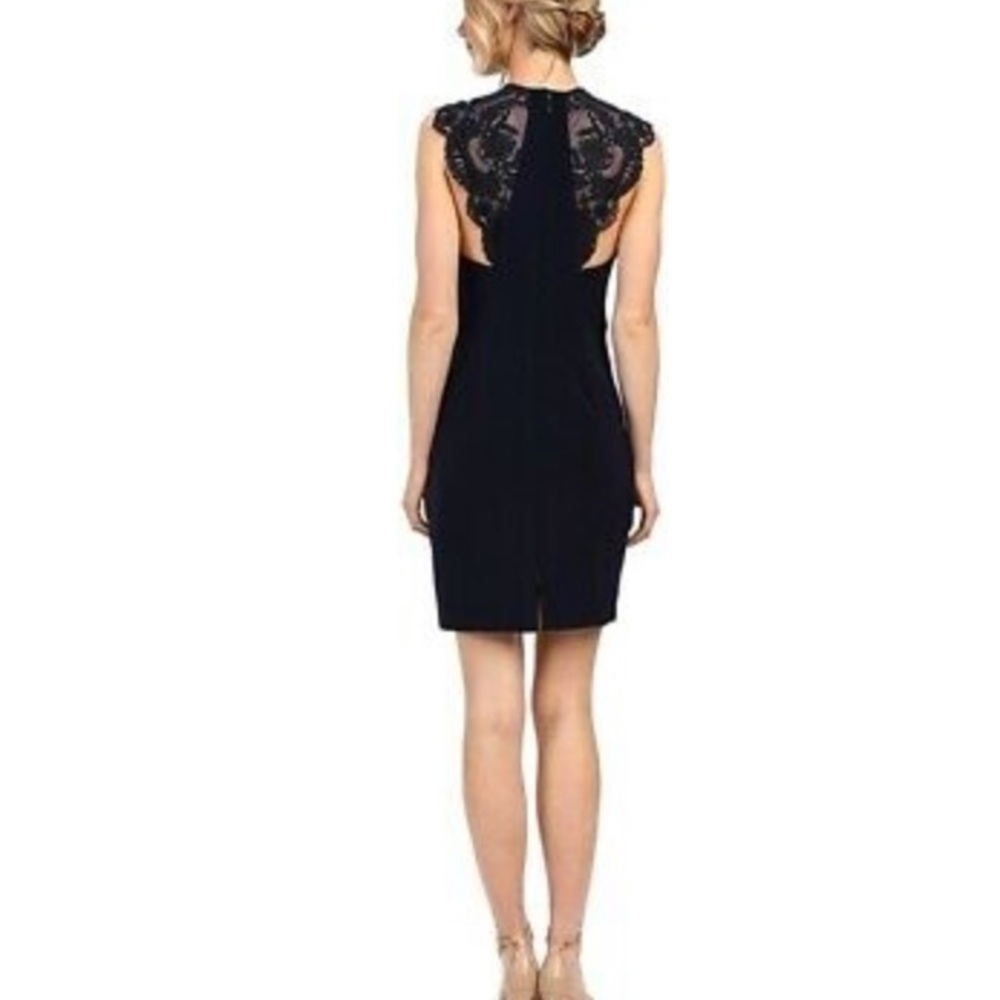 MOVING SALE ‼️ 
NWT FAVIANA: Lace Sleeveless Sheath Dress-Navy
